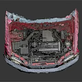 Modern Engine Racing Engine Racing Engine Car Engine 3d model