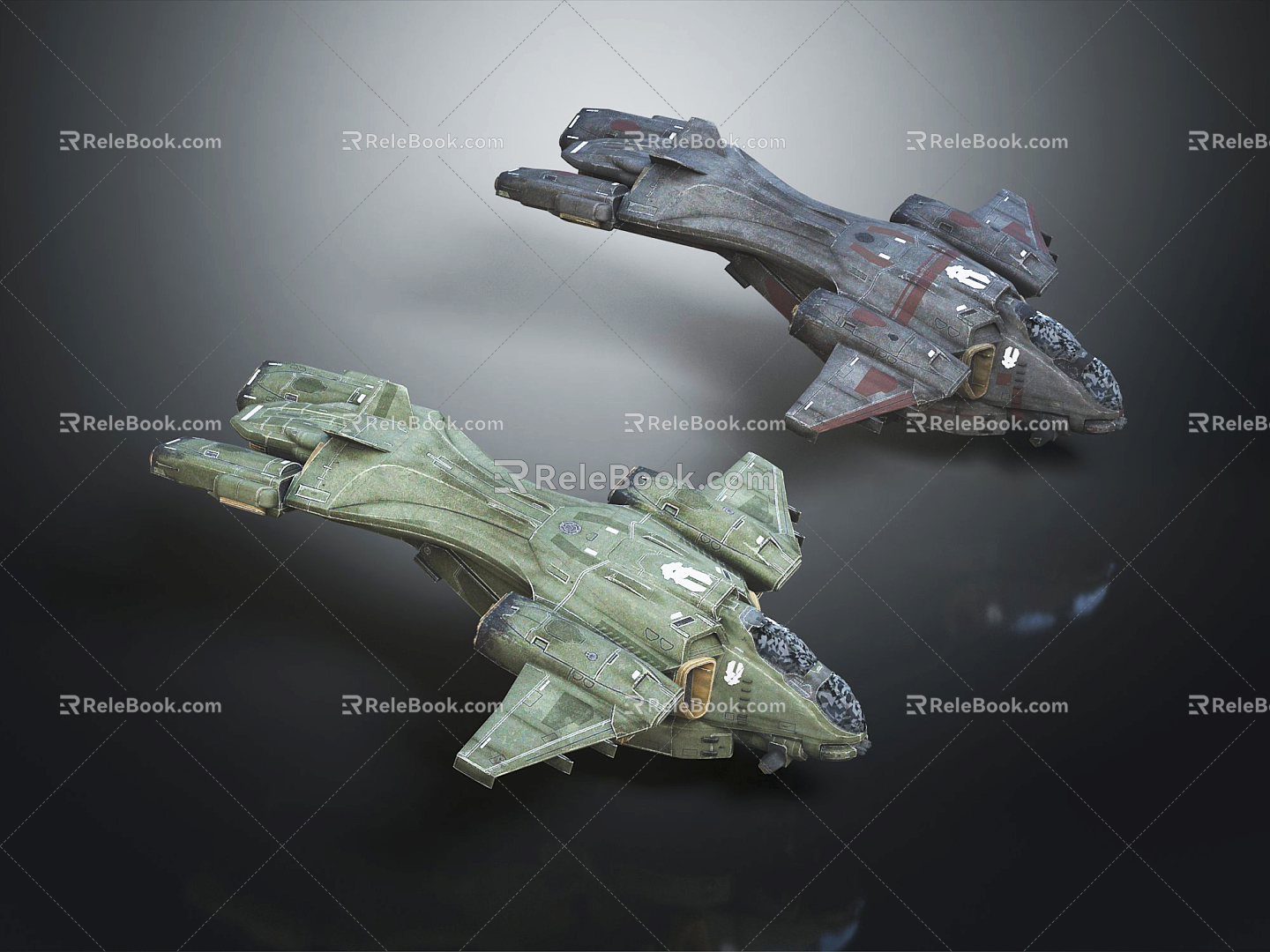 Modern Fighter Fighter Fighter Sci-fi Fighter 3d model