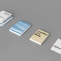 Colorful Books Collection With Blue Beige White Covers And LET IT SNOW Anywhere Book Titles
