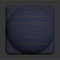Dark Blue Cube and Sphere with Crocodile Skin Texture on Black Smooth Surface with Reflections 3d model
