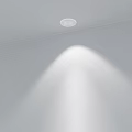 Downlight Spotlight Installed On Ceiling Illuminating Wall With Bright Light In Modern Interior 3d model