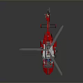 Detailed Lego Helicopter Model With Building Blocks Construction And Mechanical Design