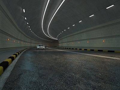 The Modern Tunnel 3d model