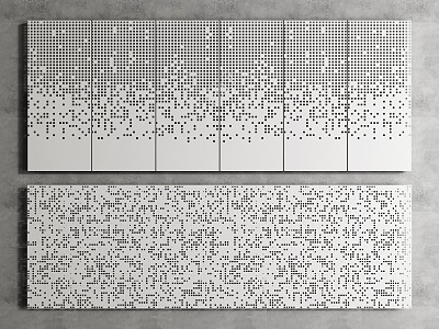 Perforated plate Hollow plate Perforated plate Stainless steel plate Background wall Background plate Decorative wall model