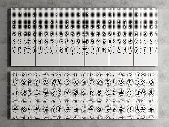 Perforated plate Hollow plate Perforated plate Stainless steel plate Background wall Background plate Decorative wall 3d model