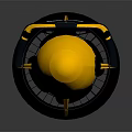 Yellow And Black Water Jet Propulsion Device For Recreational Use