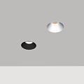 Modern Black And White Ceiling Downlights Spotlights Sleek Lighting Fixtures Design