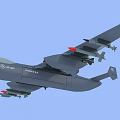 Advanced Modern Military Fighter Jet With Gray Airframe Mounted Missiles And Aerodynamic Wings 3d model