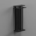 Modern Wall Sconce Design With Vertical Slats And Warm Illumination Effect