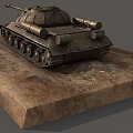 Tank IS3 Heavy Tank Main Battle Tank Russian Tank World War II Tank IS3HeavyTank Super Realistic High Precision Video 3d model