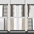 Modern Curtains 3d model