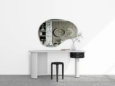 Dressing Table Makeup Table Makeup Table Dressing Table Makeup Table Mirror Table and Chair Table 3d model