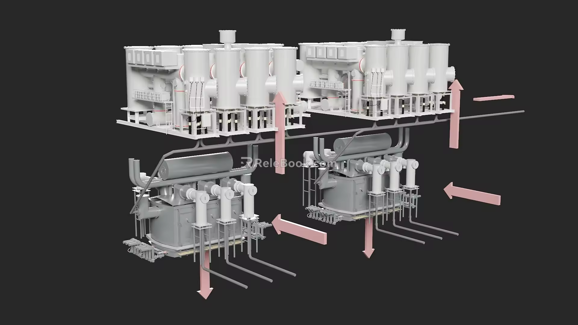 Substation 3d model