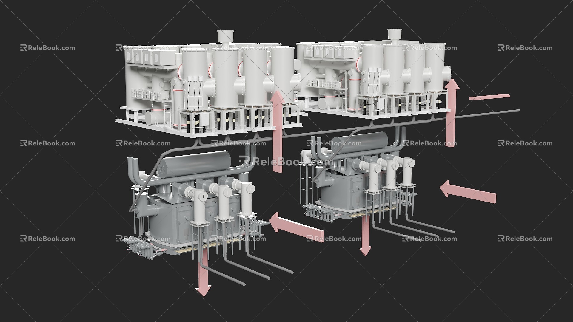 Substation 3d model