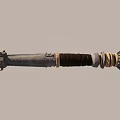 Medieval style lightsaber 3d model