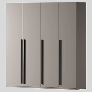 Modern wardrobe 3d model