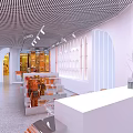 New Craftsmanship Era Specialty Store With Modern Design Circular Decor And Product Displays