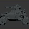 Self-made armed car modified car modified car chariot chariot doomsday car self-made car self-made car modified car 3d model