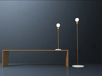 Lamp combination 3d model