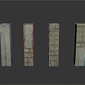 Columns Stone Columns Stone Columns Old Columns Roman Columns Roman Columns Classical Columns Greek Columns 3d model