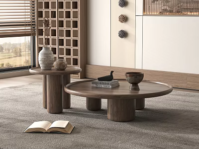 Middle Ancient Style Coffee Table 3d model