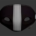 Black And White Electronic Headset With Built In Microphone And Open Ear Design