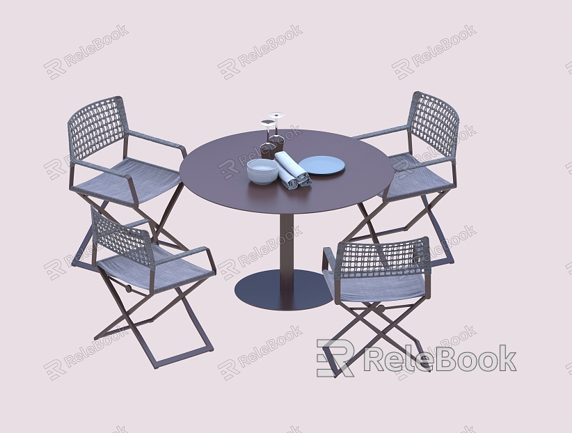 Leisure tables and chairs outdoor tables and chairs table and chair combination model