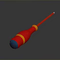 Screwdriver flat screwdriver Phillips screwdriver tool hardware tool processing tool 3d model