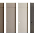 Modern Hinged Interior Doors With Various Wood Grain Color Options