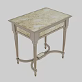 Elegant Classic Dining Table With Carved Legs And Decorative Inlay Design