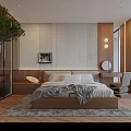Modern Living Room Interior With Large Bookshelf Grey Sofa Green Plant And Coffee Table