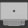 modern printer laser printer office printer 3d model