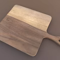 Wooden Cutting Board With Handle For Food Preparation In Home Kitchen