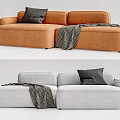 Modern Multiplayer Sofa 3d model