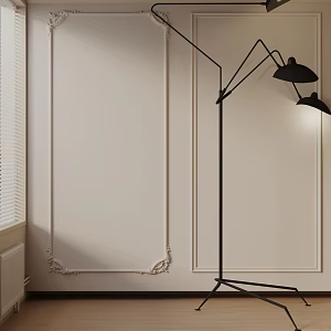Modern floor lamp 3d model