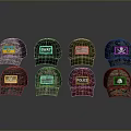 Assorted Casual Style Hats With Various Emblems And Colorful Designs For Daily Wear