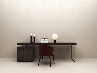 Modern Desk and Chair Minoti Desk and Chair 3d model