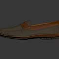 Casual Loafers With Brown And Beige Stitched Design For Daily Wear