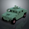 Bulletproof Car Armed Jeep Armed Car Armed Bulletproof Car Military Jeep Off-road Jeep Humvee 3d model