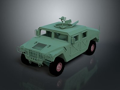 Bulletproof Car Armed Jeep Armed Car Armed Bulletproof Car Military Jeep Off-road Jeep Humvee 3d model