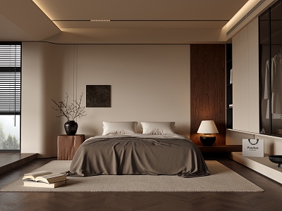 Middle Style Bedroom model