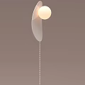 Modern Pendant Lights White Red Green Teardrop Shaped Design Hanging Cords With Tassels