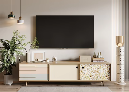 Modern TV Cabinet 3d model