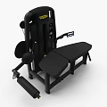 Professional Strength Training Fitness Machine with Adjustable Seat and Grip Handles for Gym Workouts