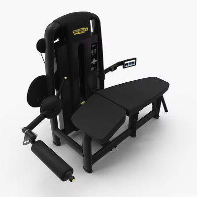 Professional Strength Training Fitness Machine with Adjustable Seat and Grip Handles for Gym Workouts 3d model