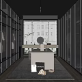 Modern Cloakroom 3d model