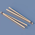 Wooden Chopsticks For Daily Dining With Smooth Surface And Light Color