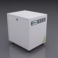 Laboratory Holm Equipment With White Cabinet Control Panel Green Logo And Wheels