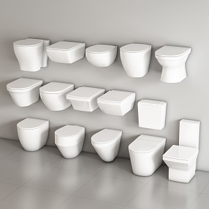 Modern toilet 3d model