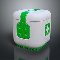 Medical kit Medical kit First aid kit Red Cross kit 3d model